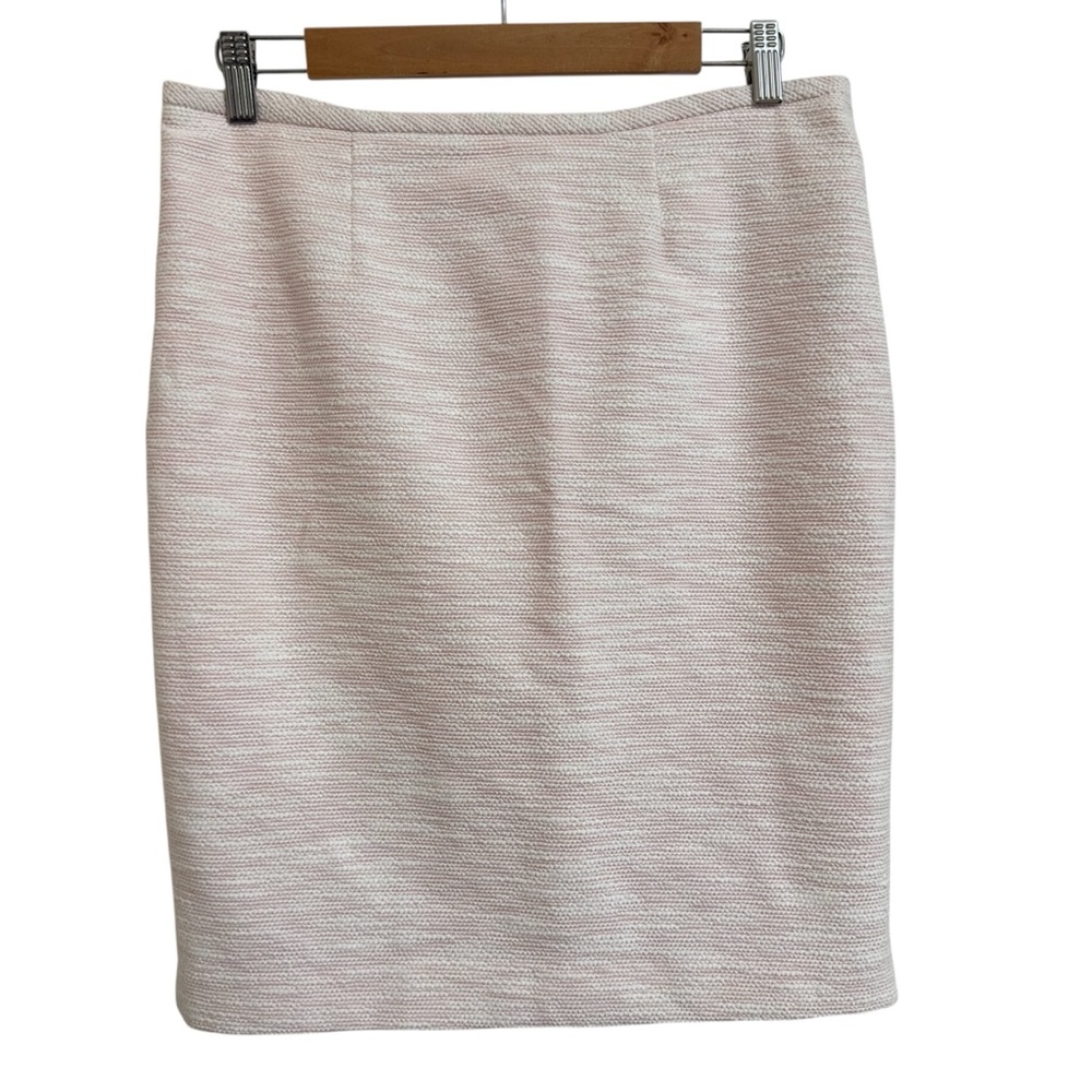 Calvin Klein Petites Pink Textured Pencil Skirt 10P NWT Lined Elegant Office